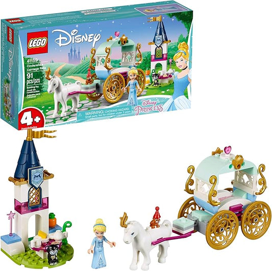 LEGO Disney Cinderella’s Carriage Ride 41159 4+ Building Kit (91 Pieces)