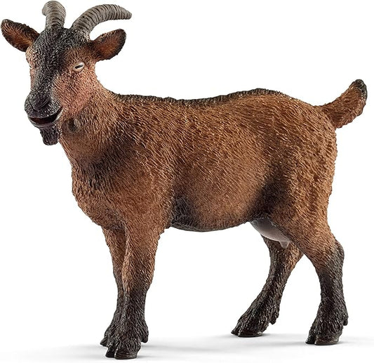 Schleich Farm World Realistic Goat Figurine - Highly Detailed and Durable Farm Animal Toy, Fun and Educational Play for Boys and Girls, Gift for Kids Ages 3+