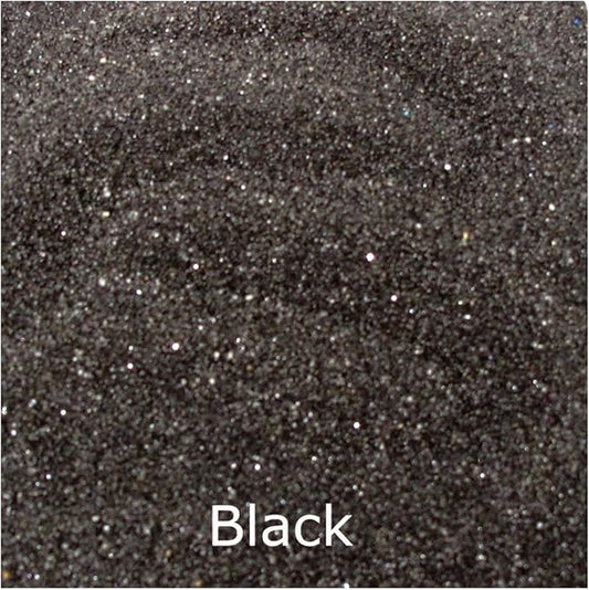 ACTIVA Deep Black Scenic Colored Sand, 25lb (11.3kg) | Vibrant, Fine Grain Colorfast Sand for Arts & Crafts