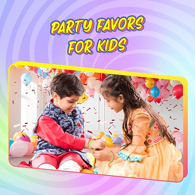 Bedwina Friendship Bracelets For Kids - (Pack of 144) Neon Adjustable Woven Rope Friendship Bracelets Bulk For Girls And Boys - Classroom Prizes For Kids Birthday Party Favors & Goodie Bag Stuffers