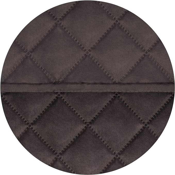 PureFit Reversible Quilted Sofa Cover, Water Resistant Slipcover Furniture Protector, Washable Couch Cover with Non Slip and Elastic Straps for Kids, Pets (Sofa, Chocolate/Chocolate)