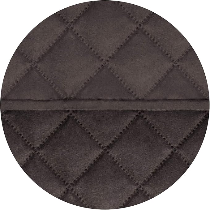 PureFit Reversible Quilted Sofa Cover, Water Resistant Slipcover Furniture Protector, Washable Couch Cover with Non Slip and Elastic Straps for Kids, Pets (Chair, Chocolate/Chocolate)