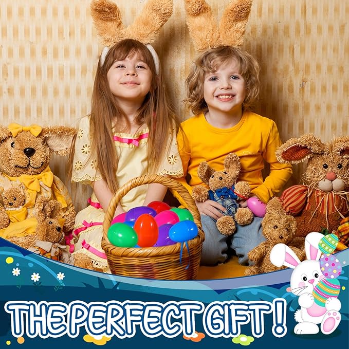 48 Pcs Easter Gifts for Kids Easter Basket Stuffers Easter Eggs Filled Assorted Easter Stamps Plastic Easter Stamp Kit for Kids Self Inking Stamps Gift Basket Filler Easter Hunt Prizes