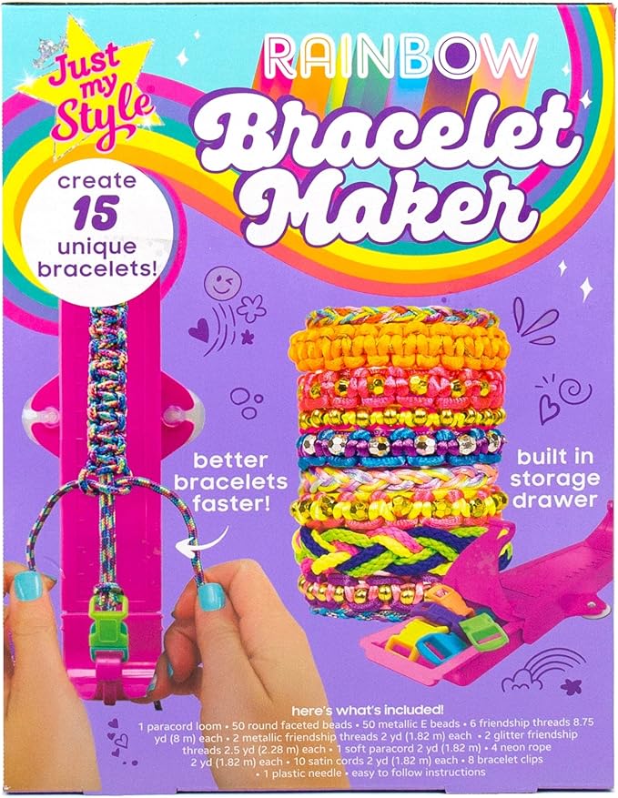 Just My Style Shamballa Bracelets by Horizon Group USA, Rainbow