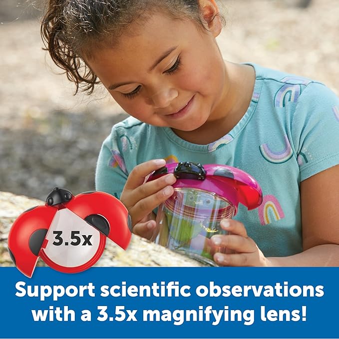 Learning Resources Big View Bug Jar, Outdoor Toys, Science Exploration, Set of 6