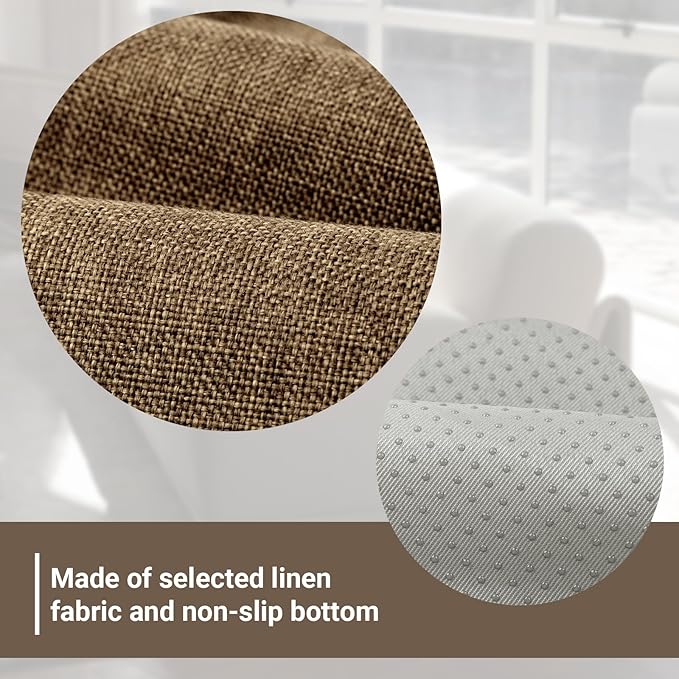 Armchair Caddy & Remote Control Holder for Couch & Recliner | Non-Slip Armrest Organizer with 6 Pockets for TV Remote, Phone, Tablet, Magazine, Chocolate