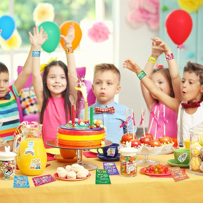 86PCS Religious Slap Bracelets with 50PCS Jesus Christian Stickers Jesus Love You Snap Bracelets Wristbands Bible Verse Faith Stickers Sunday School Supplies Christian Gifts