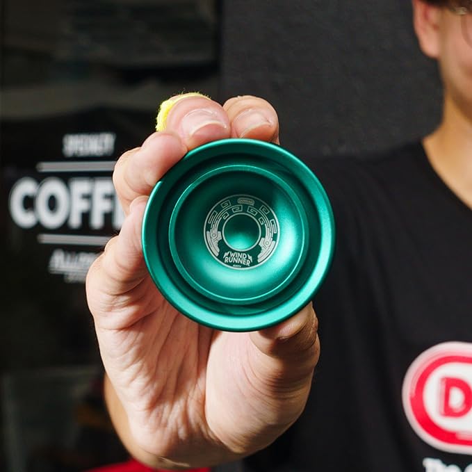 Duncan Toys Windrunner Yo-Yo [Red] - Unresponsive Pro Level Aluminum Yo-Yo with Double Rim, Concave Bearing, SG Sticker Response