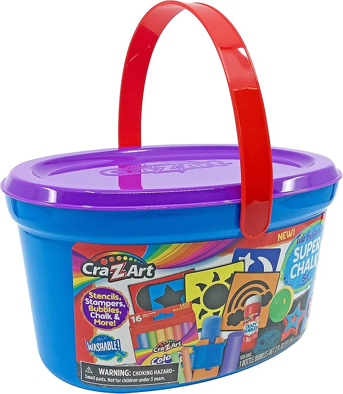 Cra-Z-Art Tub Fulla Fun Super Sidewalk Chalk Bucket