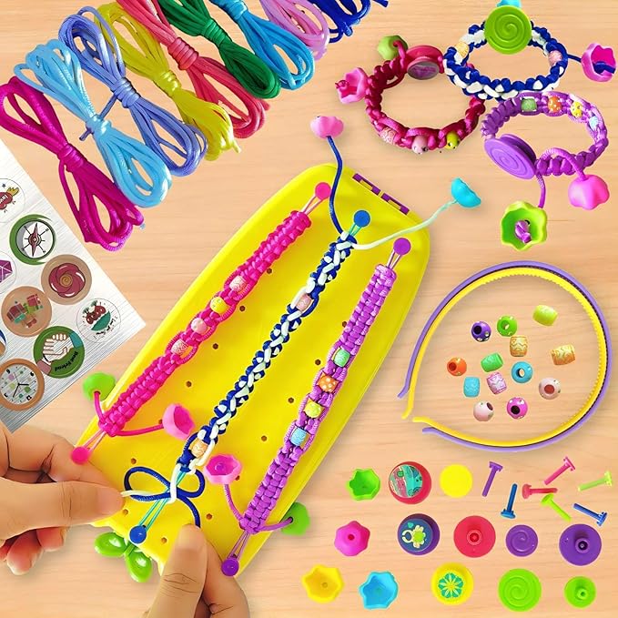 Arts and Crafts for Kids Ages 8-12,Bracelet Making Kit for Girls,Girls Toys Gifts for 6 7 8 9 10 11 12+ Year Old Girl Gift Ideas On Christmas Birthday