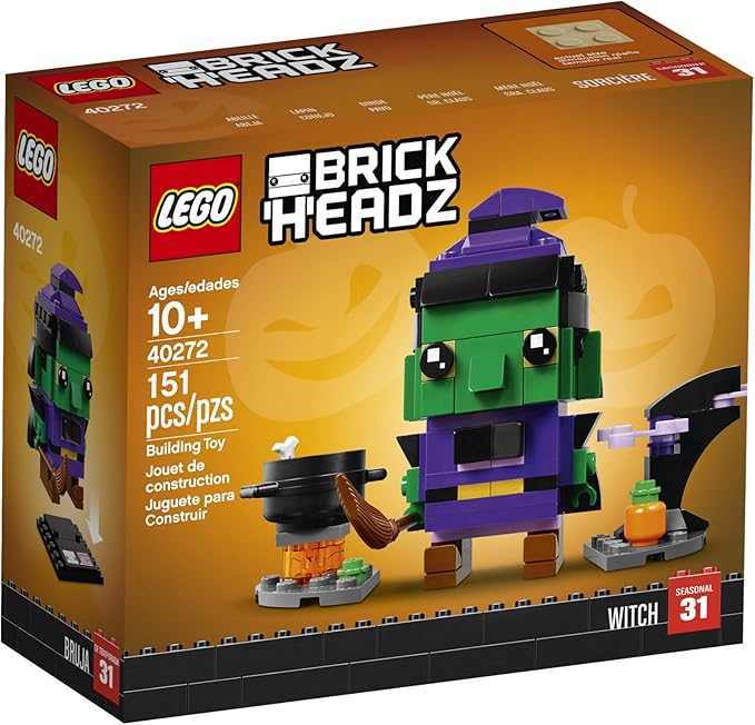 LEGO BrickHeadz Halloween Witch 40272 Building Kit (151 Pieces)