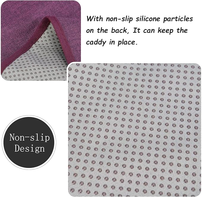 Sofa Armrest Organizer, Remote Control Holder for Recliner Couch, Arm Chair Caddy with 6 Pockets for Magazine, Tablet, Phone, iPad