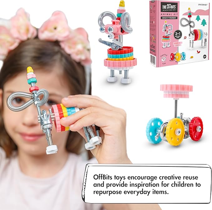 Unicorn Robot Stem Building Toys, Educational Build Your Own Robot Toy for Kids 6 7 8 9+ Year Old Girls Boys, Stem Toys Engineering Kit, Construction Toys Steam Gifts for Kids