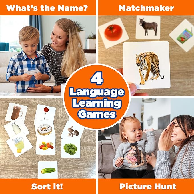 ThinkPsych Level 2 Nouns Flash Cards | 150 Picture Cards for Speech Therapy & Autism Learning Materials | Preschool Kindergarten Language Learning Cards | Homeschool Supplies | Apraxia Flash Card