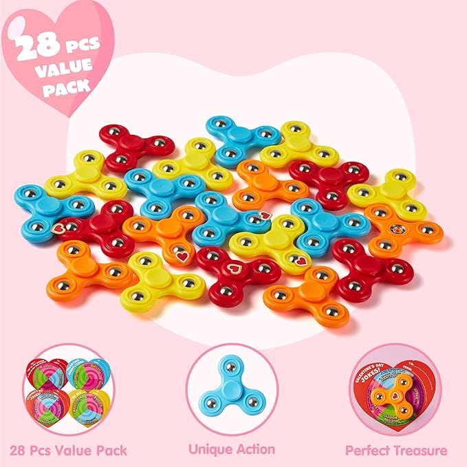 JOYIN 24 PCS Valentine's Day Gifts Cards with Glow Pull Tube Bracelet, Lights Glow in The Dark Toys for Kids Valentine's Party Favors for Classroom Exchange Toy, School Classroom Prizes Exchange Gift