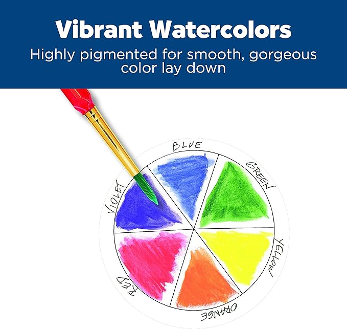 Faber-Castell Grip Watercolor EcoPencils: 24 Watercolor Pencils with Brush, Color Pencil Set, Watercolor Paint Set for Kids Ages 5-8+, Kids Art Supplies & Colored Pencils for Kids