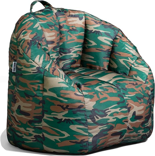Big Joe Milano Smartmax Green Woodland Camo Beanbag Chair