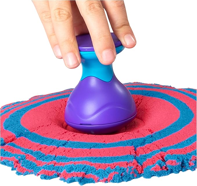 Kinetic Sand, Sandisfying Set with 2lbs of Sand and 10 Tools, Play Sand Sensory Toys for Kids Ages 3 and up