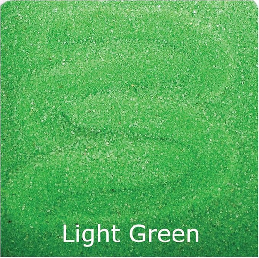 ACTIVA Light Green Scenic Colored Sand, 25lb (11.3kg) | Vibrant, Fine Grain Colorfast Sand for Arts & Crafts