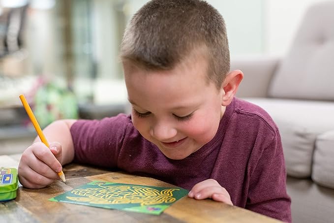 Bendon TS Shure Travel Games Mazes Mini Activity Tin with 20 Illustrated Activity Sheets and Pencil and Tin 50438