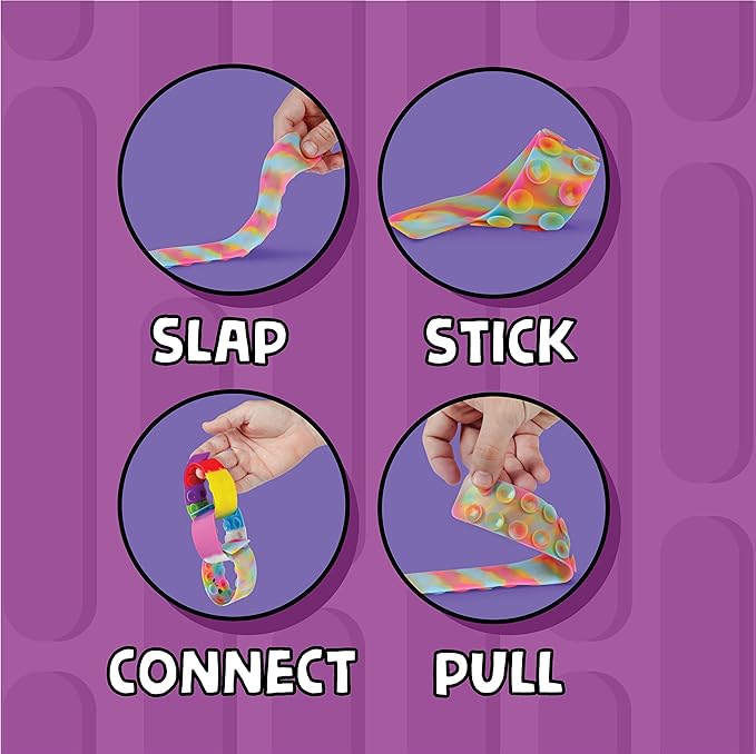 BUNMO 6pk Sensory Suction Toys - Sensory Toys - Engaging Creative & Imaginative Play - Sensory Toys for Children - Stimulating & Addictive - Toys for Kids 3+