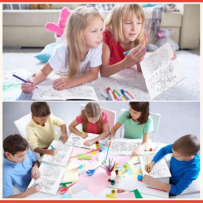 24 Pcs Native American Heritage Month Coloring Book Bulk Heritage Month Coloring Book Heritage Month Western Coloring Book Mini DIY Art Drawing Book for Gifts Party Supplies