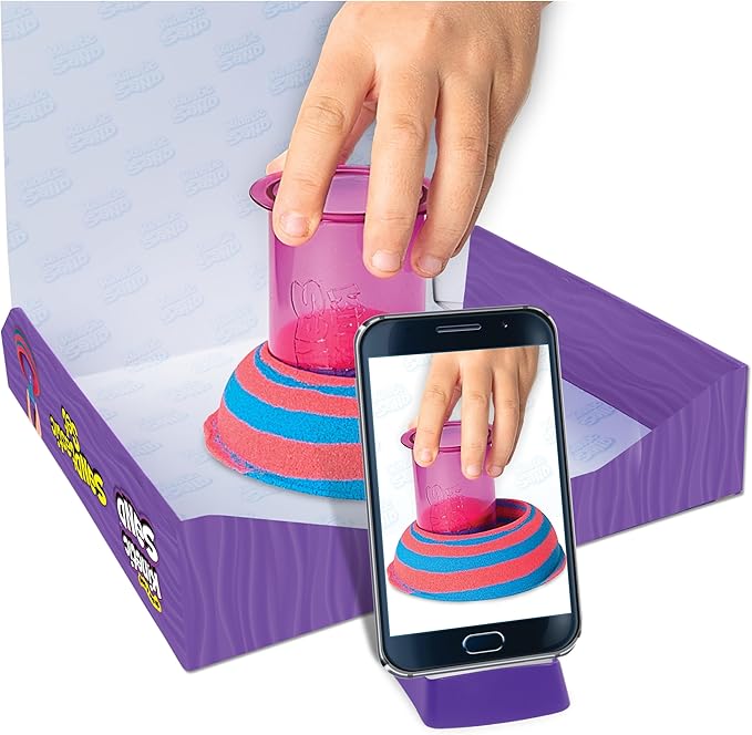 Kinetic Sand, Sandisfying Set with 2lbs of Sand and 10 Tools, Play Sand Sensory Toys for Kids Ages 3 and up