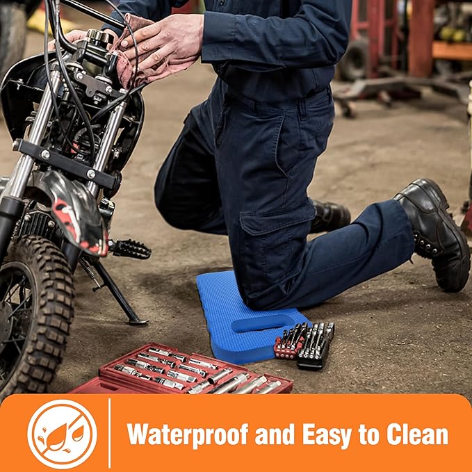 Gardzen Garden Kneeling Pad - for Gardening, Baby Bath, Yoga, Pilates, Exercise, Blue