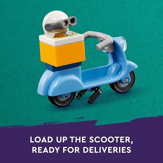 LEGO Friends Heartlake City Cafe Toy for Children - Building Pastry - Creative Hobby and Gift Idea for Girls and Boys from 6 Years - 3 Mini Dolls and a Dog 42618