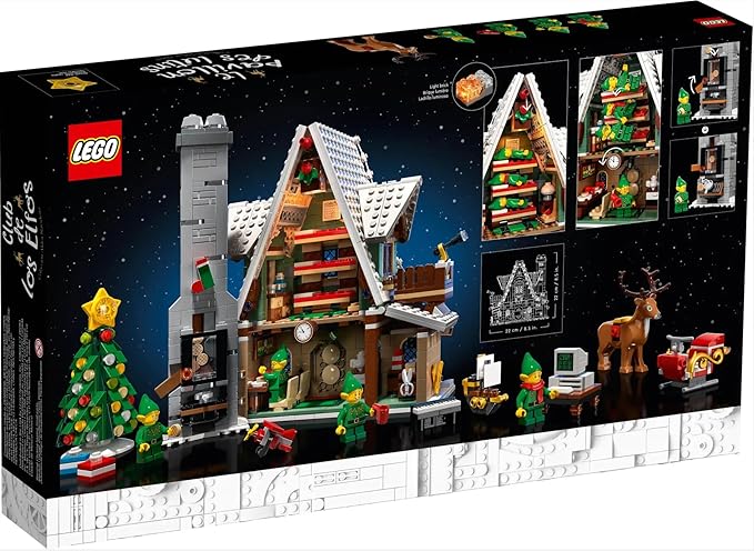 LEGO 10275 Elf Club House Christmas Cabin 18+(1197 Pieces)