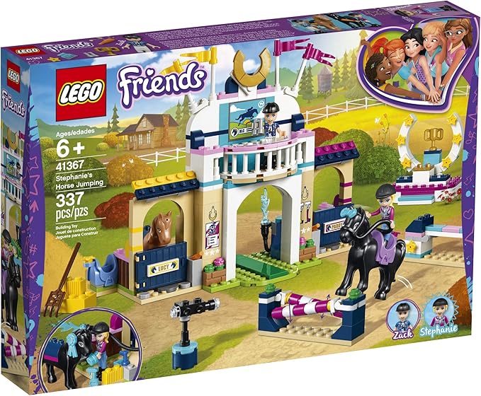 LEGO Friends Stephanie’s Horse Jumping 41367 Building Kit (337 Pieces)