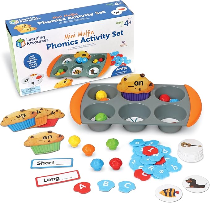 Learning Resources Mini Muffin Phonics Activity Set