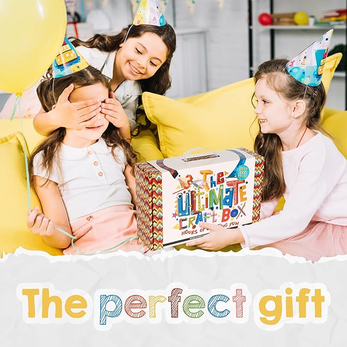 3000+ Pcs Arts and Crafts Supplies & Materials for Kids - Ultimate Bulk Craft Kit for Boys & Girls with 99 Activities Book for Ages 3-5, 4-6, 6-8, 8-12