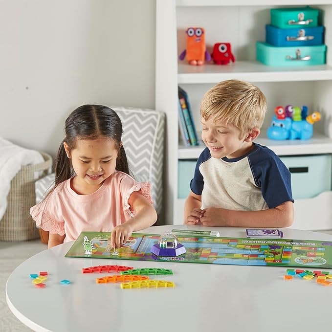 hand2mind Numberblocks Race to Pattern Palace! Board Game, Educational Board Games, Numbers for Toddlers, Math Toys for Kids 3-5, Preschool Learning Activities, Birthday Gifts for Kids