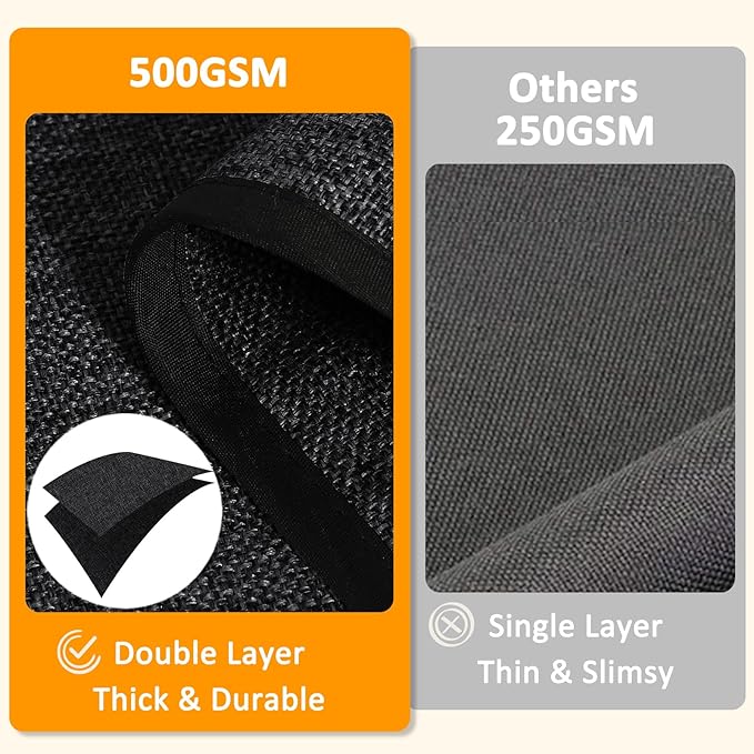 Joywell Remote Caddy Couch Remote Control Holder for Recliner Sofa Armrest Organizer Non Slip Arm Chair Caddie with 6 Pocket Storage for Magazine, Tablet, Phone, iPad, Black