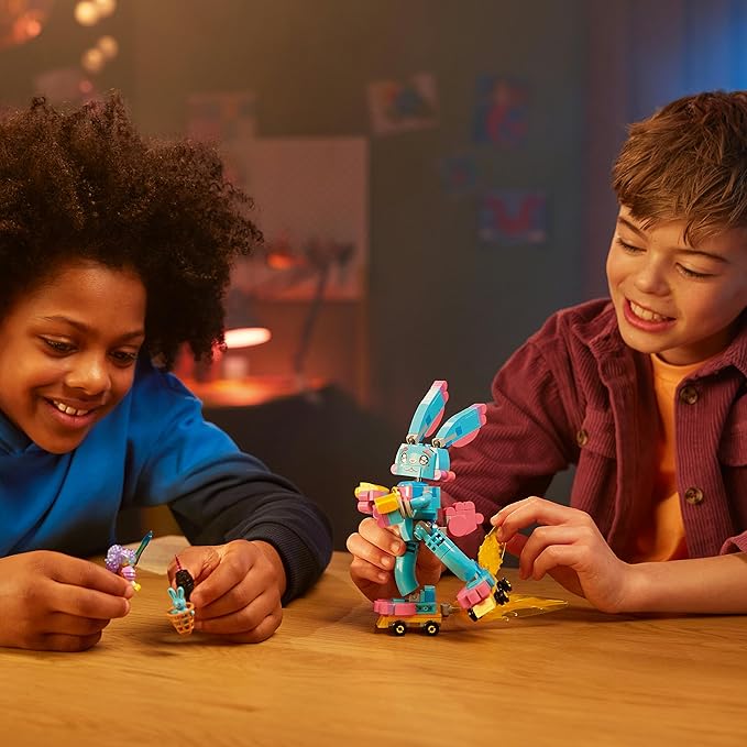 LEGO 71453 DREAMZzz Izzie and Bunchu The Rabbit, Building Figure with Rollers, 2 Construction for Imaginative Game Based on TV Series, Animal Toys for Children, Boys, Girls from 7 Years Old