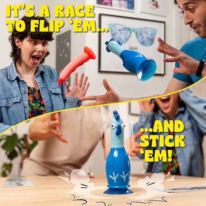 Big Potato Chicken vs Hotdog: The Ultimate Challenge Party Game for Flipping-Fun Families, Board Game for Game Nights