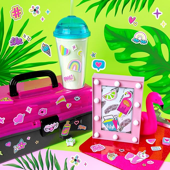 Fashion Angels 1,000+ Totally Rainbow Sticker Book, Includes Fun & Colorful Craft Stickers, Ideal for Accessorizing Kids & Teens Notebooks, Journals & More