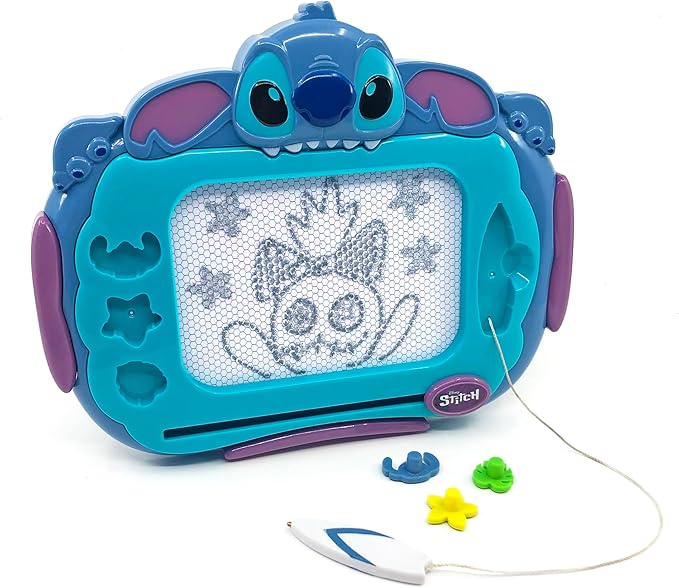 Cra-Z-Art Stitch Travel Magna Doodle Magnetic Drawing Board, Lilo and Stitch Kids Toy Gift