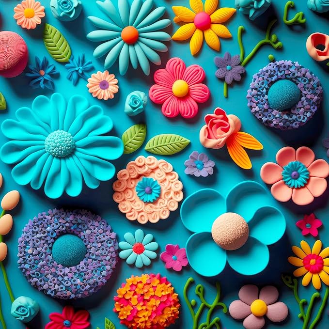 Poen 120 Pcs Air Dry Clay Kit Multi Colors Ultra Light Modeling Clay for Kids DIY Safe Soft Clay with Sculpting Tool Back to School Gift for Kids Adults Artists Art Crafts