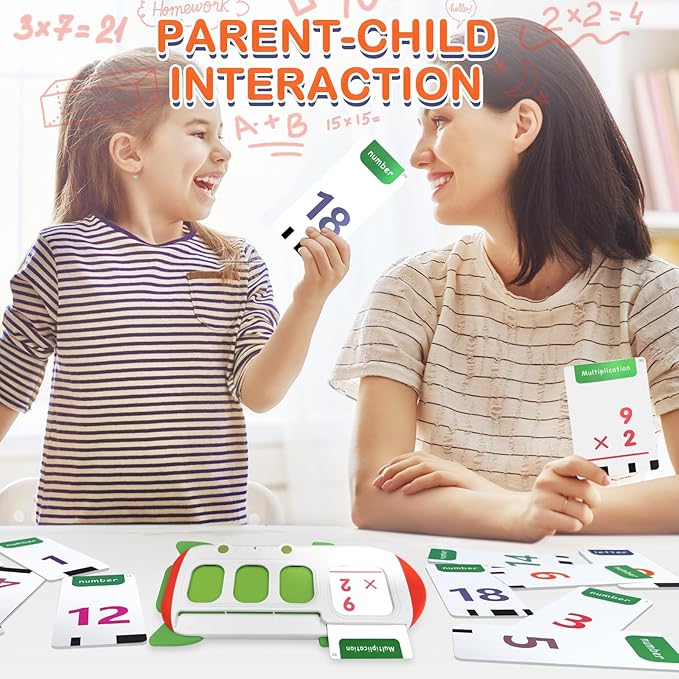 Talking Flash Cards, Reusable Writing Drawing Montessori Toys, Learning Toys 336 Words (Rocket, Pocket-Size)