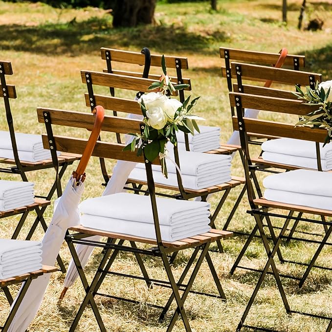 Buryeah 10 Pcs Fleece Blanket Bulk Soft Warm Fleece Blankets Cozy Lightweight Throw Blankets Plush Pet Throw Blanket for Home Bed Sofa Office Wedding Gifts Travel(50" X 60",White)