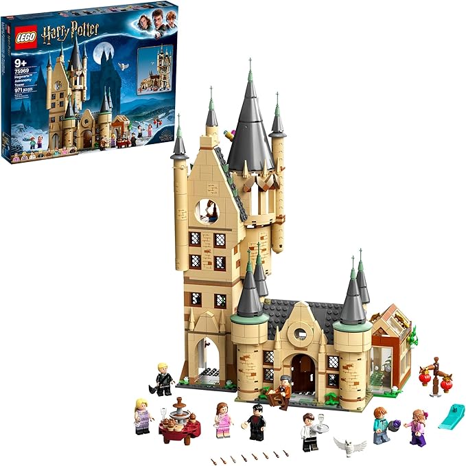 LEGO Harry Potter Hogwarts Astronomy Tower 75969 Building Toy Set for Kids, Boys, and Girls Ages 9+ (971 Pieces)