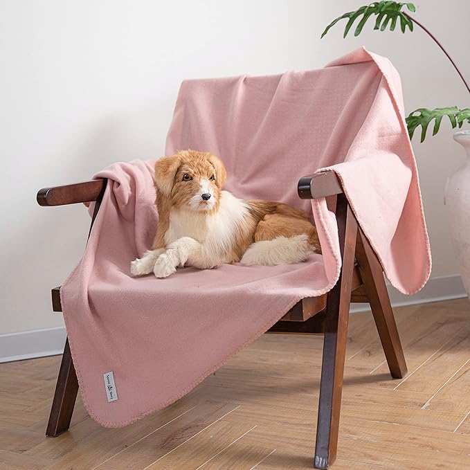Special SG Glory Fleece Throw Blanket Set Bulk for Travel Kids Outdoor Wedding Pet (Pink, Pack of 6 50x60 Inches)