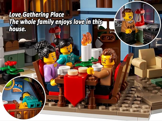 LEGO Icons 10293 Santa's Visit Winter Village Collections (1445 Pieces)