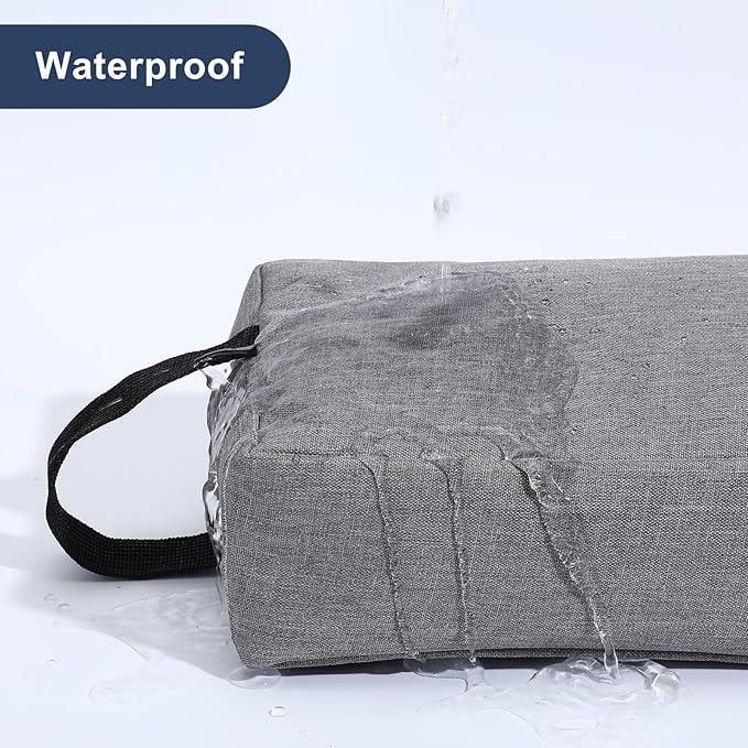 HaiFafafaing 8 Pcs Travel Toiletry Bag for Men, Waterproof Portable Cosmetic Grooming Storage Shaving Bag Pouch, Mens Hanging Toiletry Travel Bags Bulk Groomsmen Gifts for Wedding Day