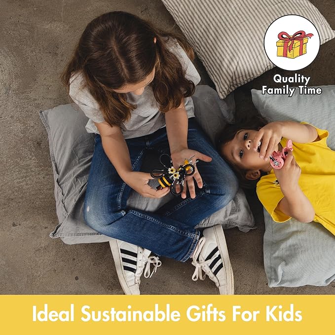 Stem Building Toys, Educational Build Your Own Robot Toy for Kids Age 6 7 8 9+ Year Old Boys and Girls, Animal Stem Toys Engineering Kit, Construction Toys Steam Gift - Bee