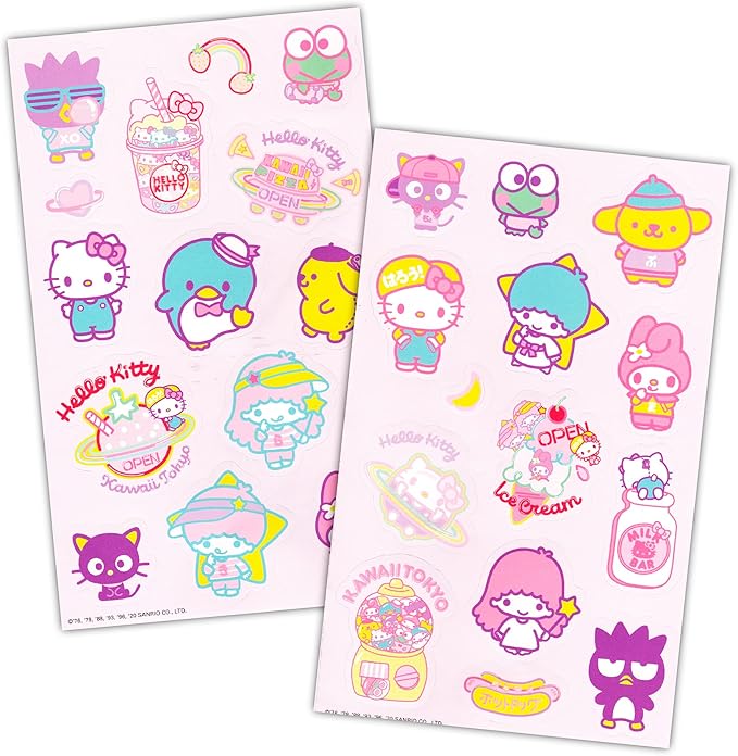 Hello Kitty Stickers 4 Sheets