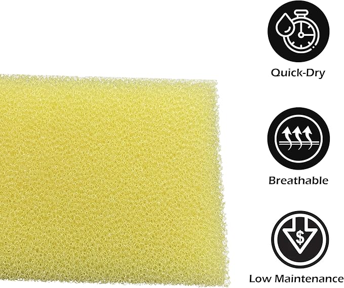 FoamRush 9" x 26" x 26" Water-Resistant Dry Fast Outdoor Upholstery Foam Sheet for Outdoor & Marine Furniture (Chair Cushion Foam for Patio Furniture, Boat Seat Cushion Replacement)