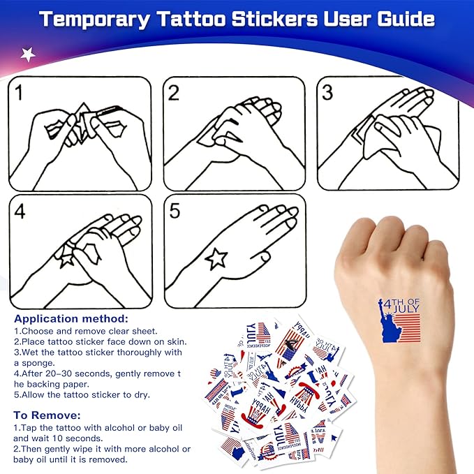 Lansian 4th of July Accessories Bulk Party Supplies, 146Pcs Patriotic Party Favors Set for Independence Day Decorations Memorial Day Celebrations USA Flags Party Parades Classroom Rewards for Kids